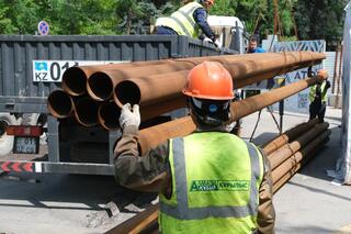 В Алматы реконструируют трубопровод, введенный в эксплуатацию более 40 лет назад