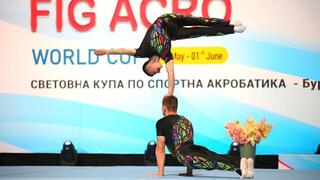 Карагандинские акробаты завоевали бронзу на Кубке мира в Болгарии