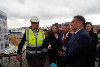 Крупные социальные объекты строятся в Кокшетау