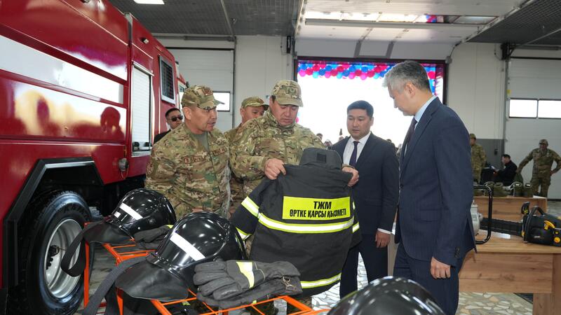 Впервые в истории независимости в посёлке Жайрем открыто универсальное спасательное подразделение
