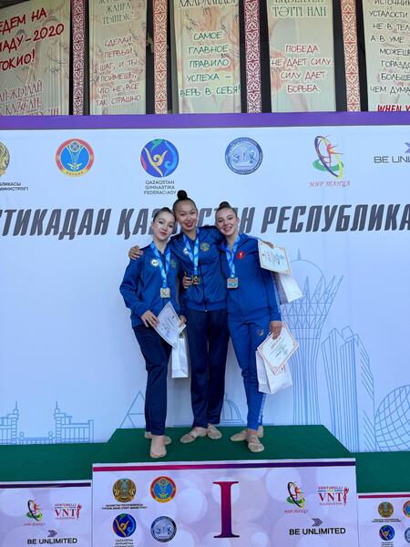 Художественная гимнастика: столичные спортсмены стали победителями чемпионата Казахстана