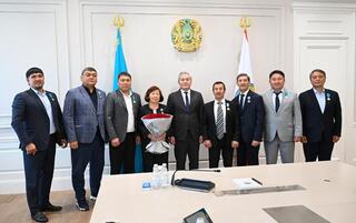 В Алматы строителей наградили государственными наградами