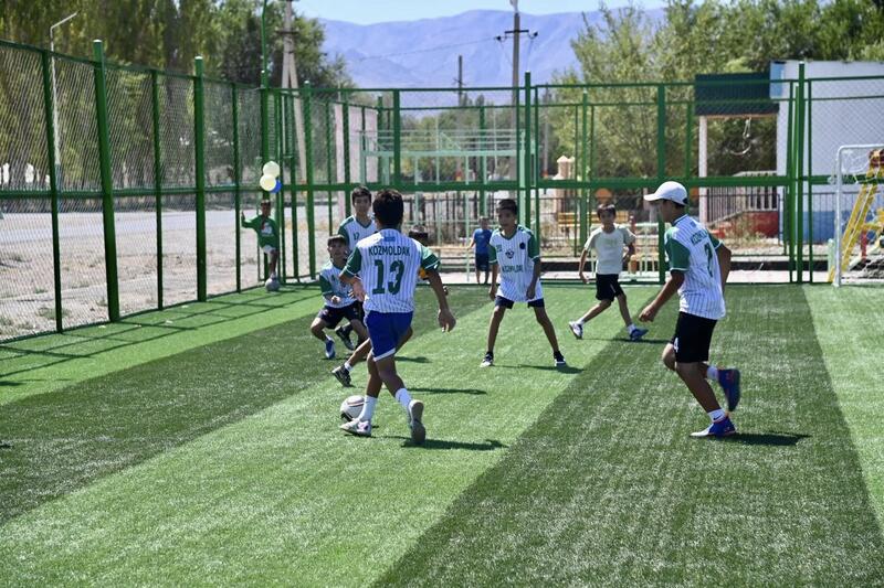 ТУРКЕСТАН: В СОЗАКЕ ОТКРЫЛИ НОВЫЕ СПОРТИВНЫЕ И ИГРОВЫЕ ПЛОЩАДКИ