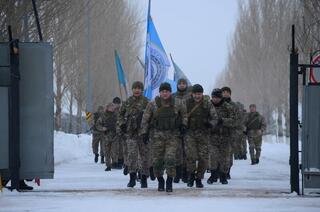 Военнослужащие столичной части посвятили челлендж прославленным батырам