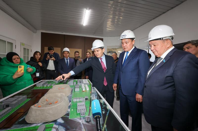 В Жамбылской области запущена первая малая промышленная зона: старт дан производству стройматериалов