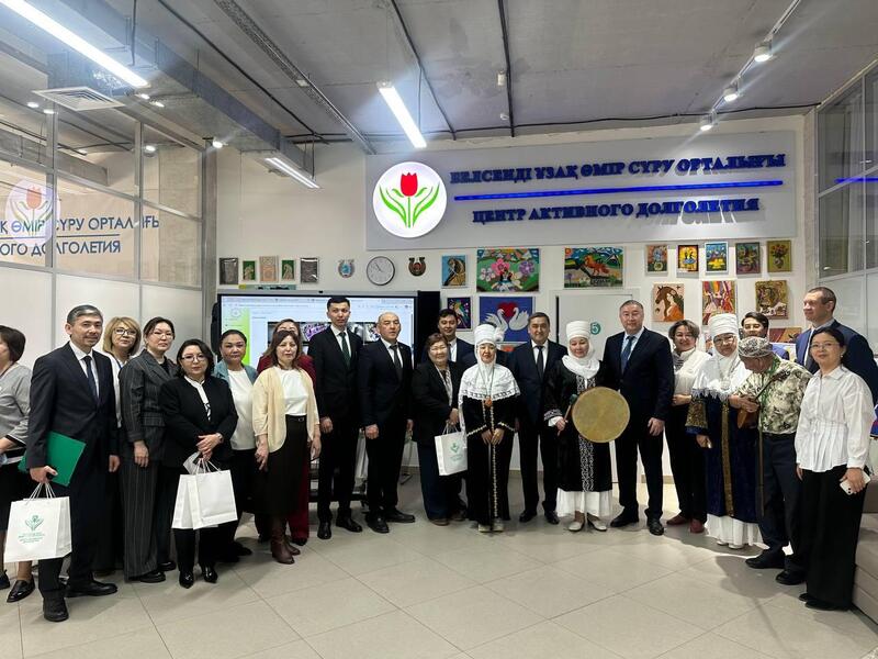 Делегация Кыргызской Республики ознакомилась с опытом Центра активного долголетия в Астане