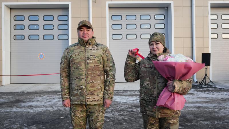Глава МЧС открыл новую пожарную часть в Северо-Казахстанской области