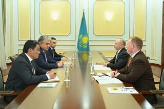 Глава МИД Казахстана принял Посла Украины