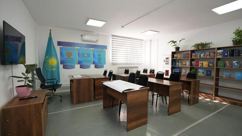 В селе Сарыозек начала работу обновленная пожарная часть