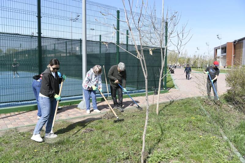 Спортсмены Астаны поддержали экоакцию «Таза Қазақстан»
