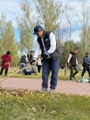 В Астане около 1000 спортсменов приняли участие в общегородском субботнике