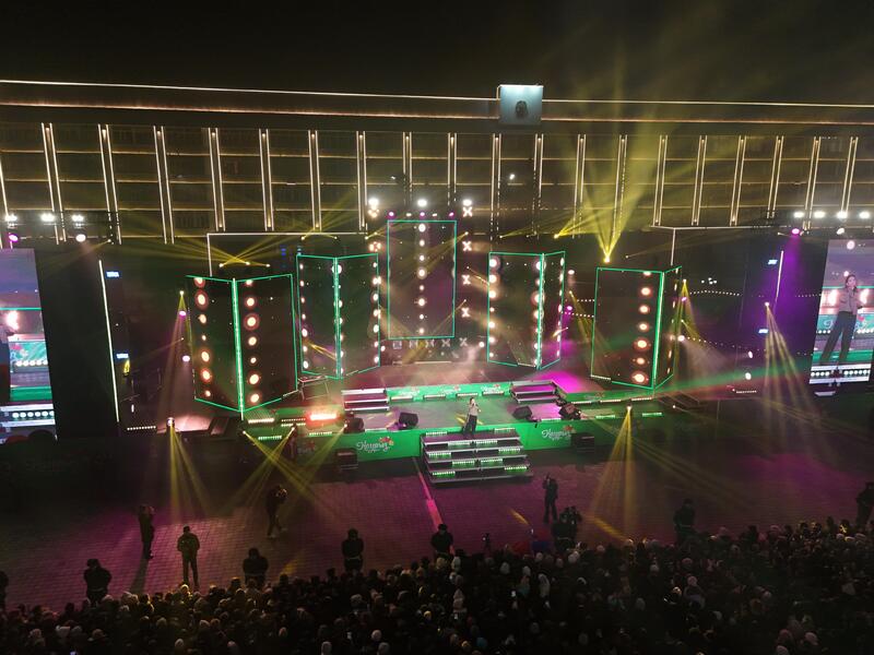 В Семее более 50 тысяч жителей собрались на праздничный вечер, посвященный Наурыз мейрамы