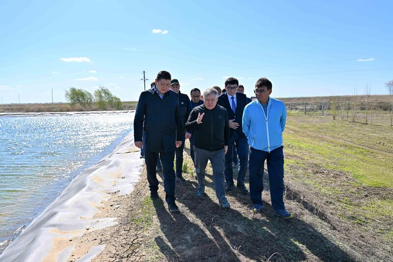 Аким области посетил агропромышленный комплекс «Елим-ай Кокпекты»