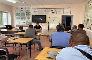 Террористтік тұрғыдан осал объектілердегі күзет қызметкерлерінің білім деңгейін тексеру барысы