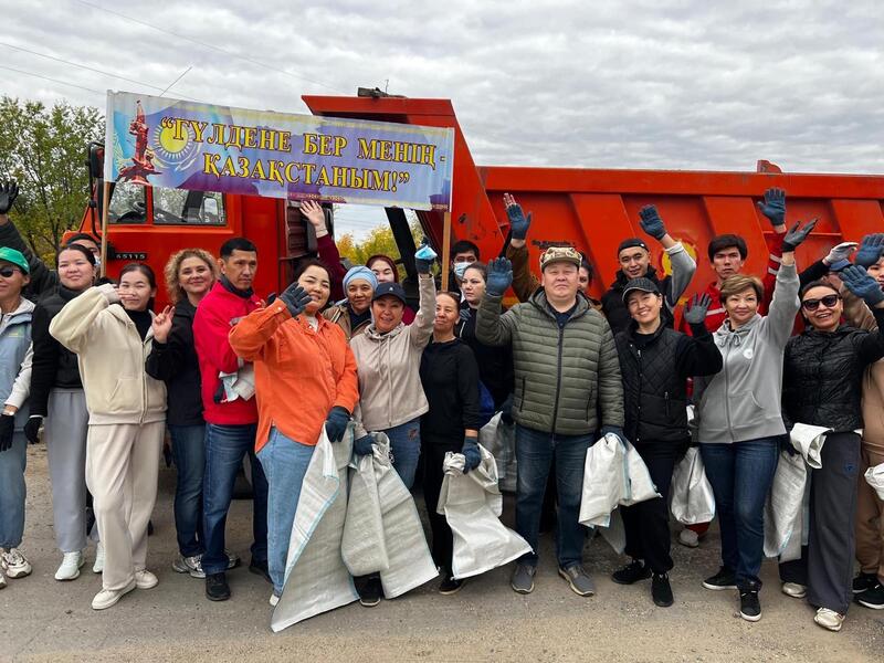 Акция «Таза Қазақстан»: в Актобе около тысячи добровольцев объединились в рамках World Clean Up Day