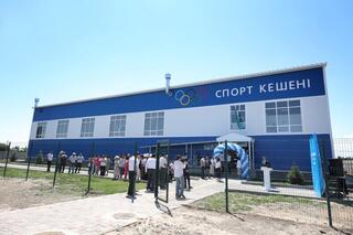 В Жамбылском районе открыли два физкультурно-оздоровительных комплекса