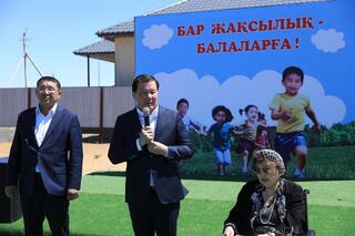 В Шалкаре дали старт строительству реабилитационного центра для детей