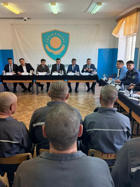 Уполномоченный по правам человека посетил учреждение № 60 в Кызылорде