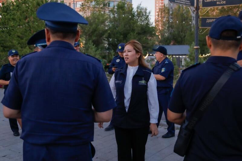 Чистота и общественная безопасность: очередной рейд провели в столичном парке