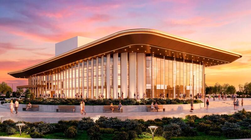 В Кызылорде строятся новая Президентская библиотека и драматический театр
