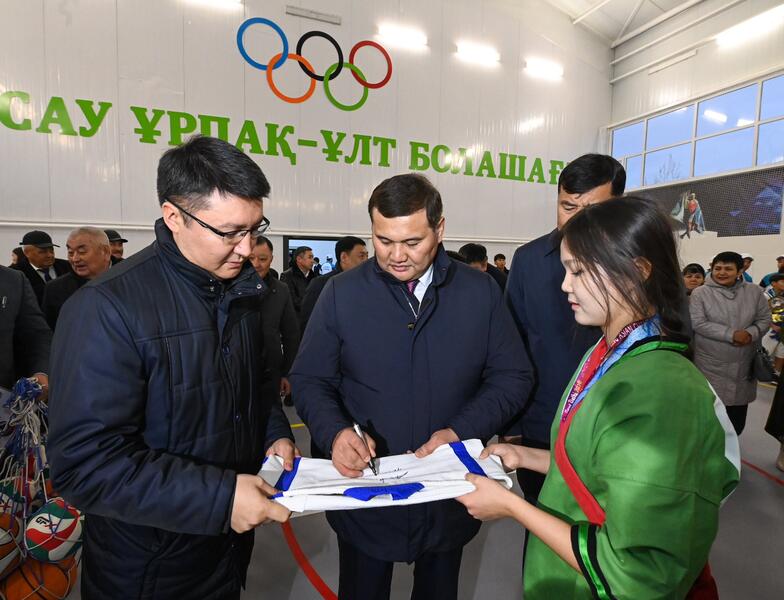 В Шиелийском районе открылся физкультурно-оздоровительный комплекс