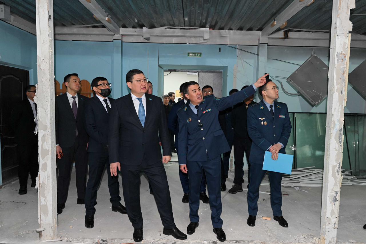 Аким области посетил объекты Департамента полиции