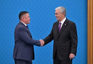 Талканбаев Мухтар Даулетулы - учитель КГУ «Специализированный лицей-интернат «Дарын» для одарённых детей» из Жамбылской области, награждён государственной наградой «Қазақстанның еңбек сіңірген ұстазы»