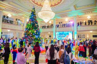 Президентская елка для малышей прошла в Астане