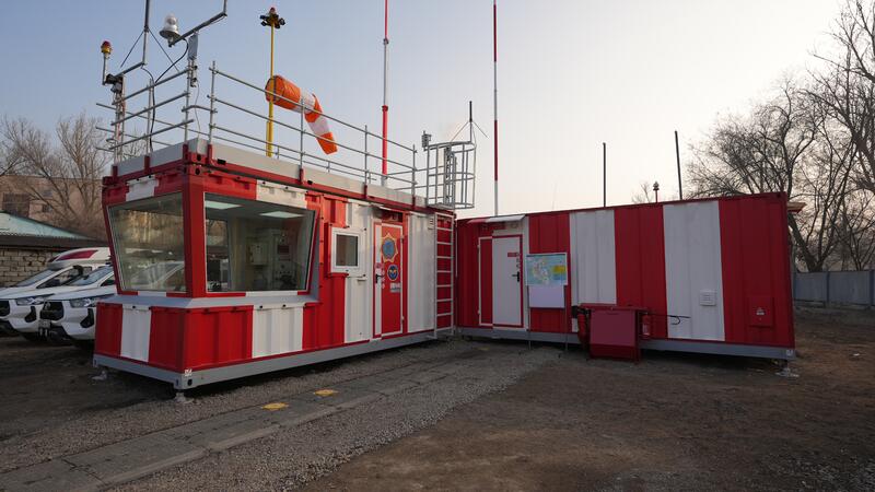 Вертодром для санитарной авиации: Чингис Аринов ознакомился с новой вертолётной площадкой в Алматы