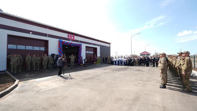 Впервые в истории независимости в посёлке Жайрем открыто универсальное спасательное подразделение