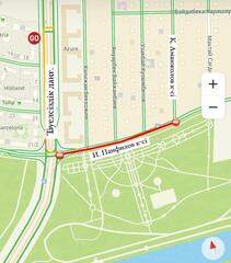 Участок улицы Панфилова временно закрыли на ремонт