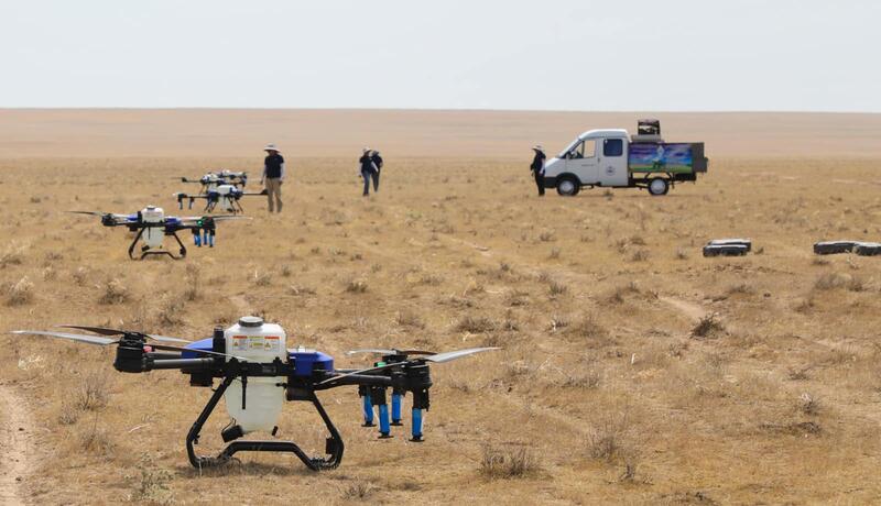 МИНИСТР СЕЛЬСКОГО ХОЗЯЙСТВА РК ПРОВЕРИЛ ХОД БОРЬБЫ С САРАНЧОВЫМИ ВРЕДИТЕЛЯМИ В ТУРКЕСТАНСКОЙ ОБЛАСТИ