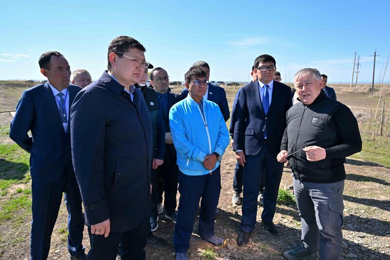 Аким области посетил агропромышленный комплекс «Елим-ай Кокпекты»