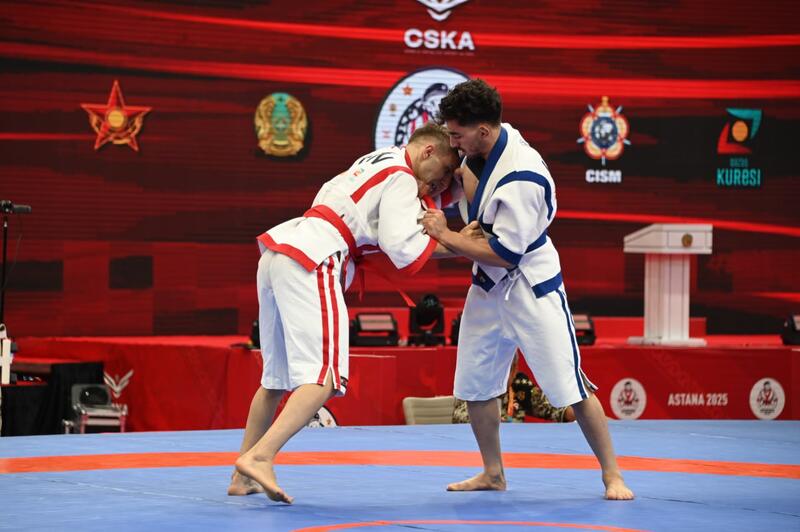 Сильнейшие бойцы мира сошлись на татами в Астане: Казахстан принимает первый чемпионат мира по қазақ күресі среди военнослужащих