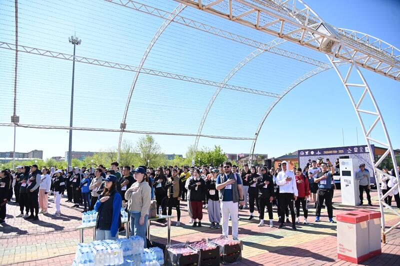 В Актобе прошёл массовый забег «Жубанов RUN», посвящённый 100-летию Алии Молдагуловой