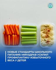 НОВЫЕ СТАНДАРТЫ ШКОЛЬНОГО ПИТАНИЯ: МИНЗДРАВ УСИЛИЛ ПРОФИЛАКТИКУ ИЗБЫТОЧНОГО ВЕСА У ДЕТЕЙ