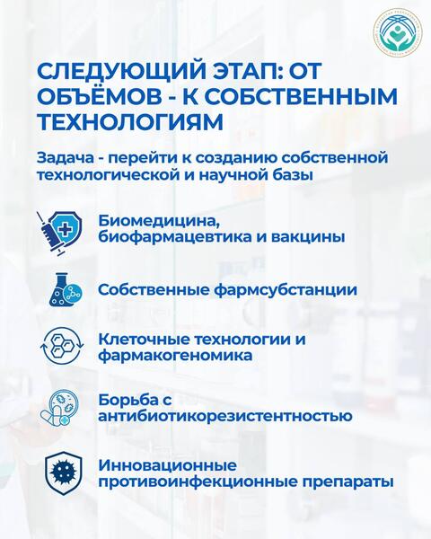 За последние три года объем производства казахстанских фармпредприятий вырос на 37% и достиг 191 млрд тенге.