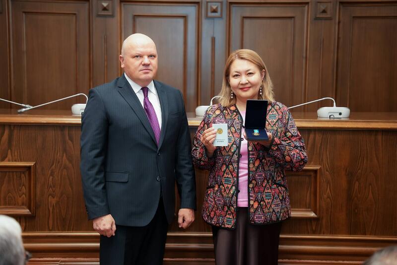 В Высшем Судебном Совете состоялось торжественное мероприятие, посвященное вручению юбилейных медалей «Қазақстан Республикасының Парламентіне 30 жыл»