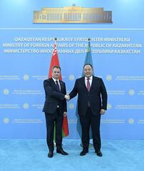 В Астане состоялись казахско-белорусские политические консультации