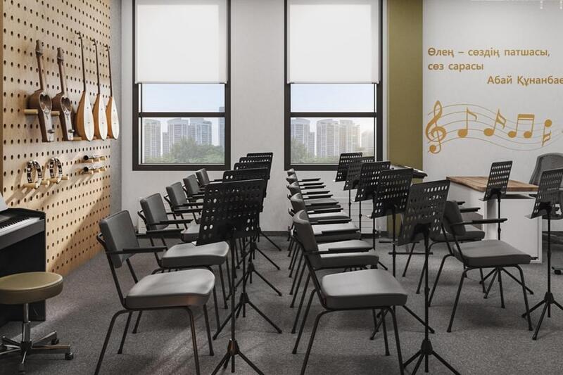 В области Ұлытау началось строительство современного Дворца школьников