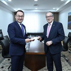 В МИД Казахстана приняли копии верительных грамот Посла Аргентины