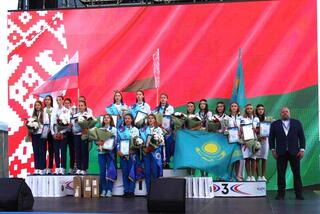 Сборная Казахстана завоевала бронзу на чемпионате мира по пожарно-спасательному спорту