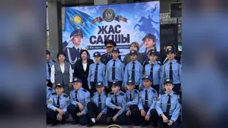16-й полицейский класс “Жас сақшы” открыли в Алматы