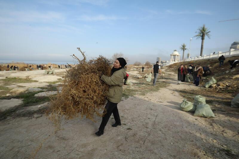 В Мангистауской области в рамках экологической акции «Тазару күні» прошёл масштабный субботник