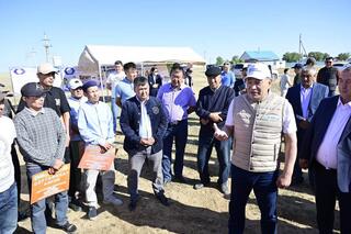 14 семей Иргизского района за один день получили 185 голов скота в рамках товарного кредитования