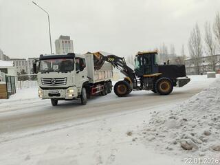 Более трех миллионов кубометров снега вывезли из Астаны с начала зимнего сезона