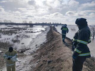 Паводковая обстановка в Карагандинской области на 12:00 31 марта
