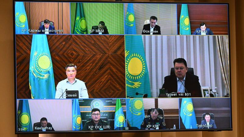 Олжас Бектенов провел в области Абай заседание Республиканского оперативного штаба по ликвидации ЧС