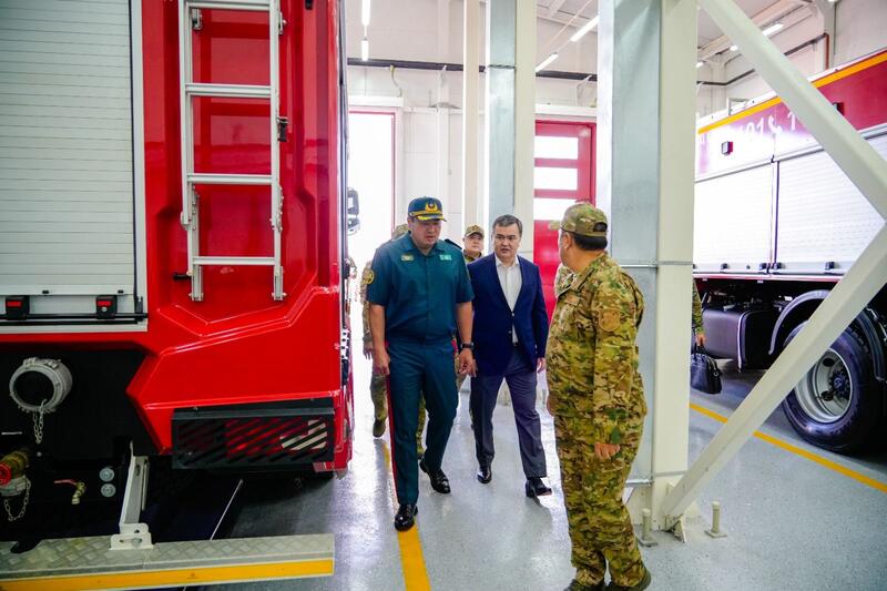 Пожарное депо открыли в Астане