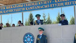 В Зайсанском районе молодые солдаты приняли военную присягу